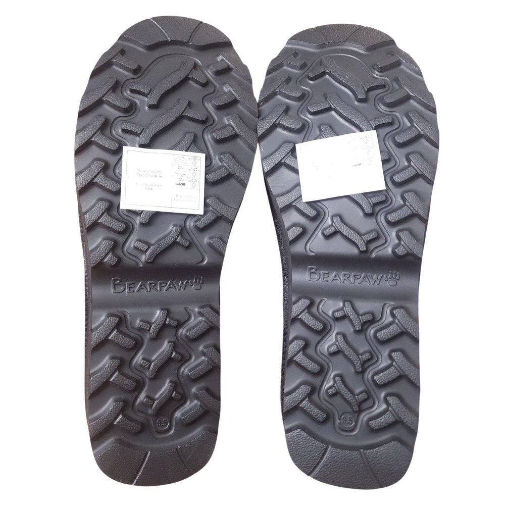 Bearpaw High Seas Fisherman Sandals‎ Womens 9.5 Black Wedge Platform Buckle NIB - Picture 7 of 8
